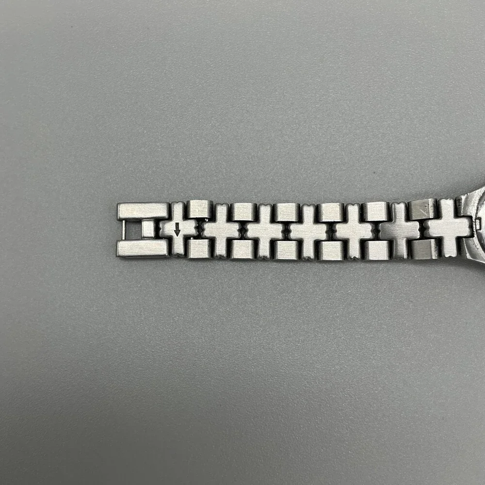 Invicta Womens Watch 22mm White Dial Silver Tone Crystals New Battery 6.5